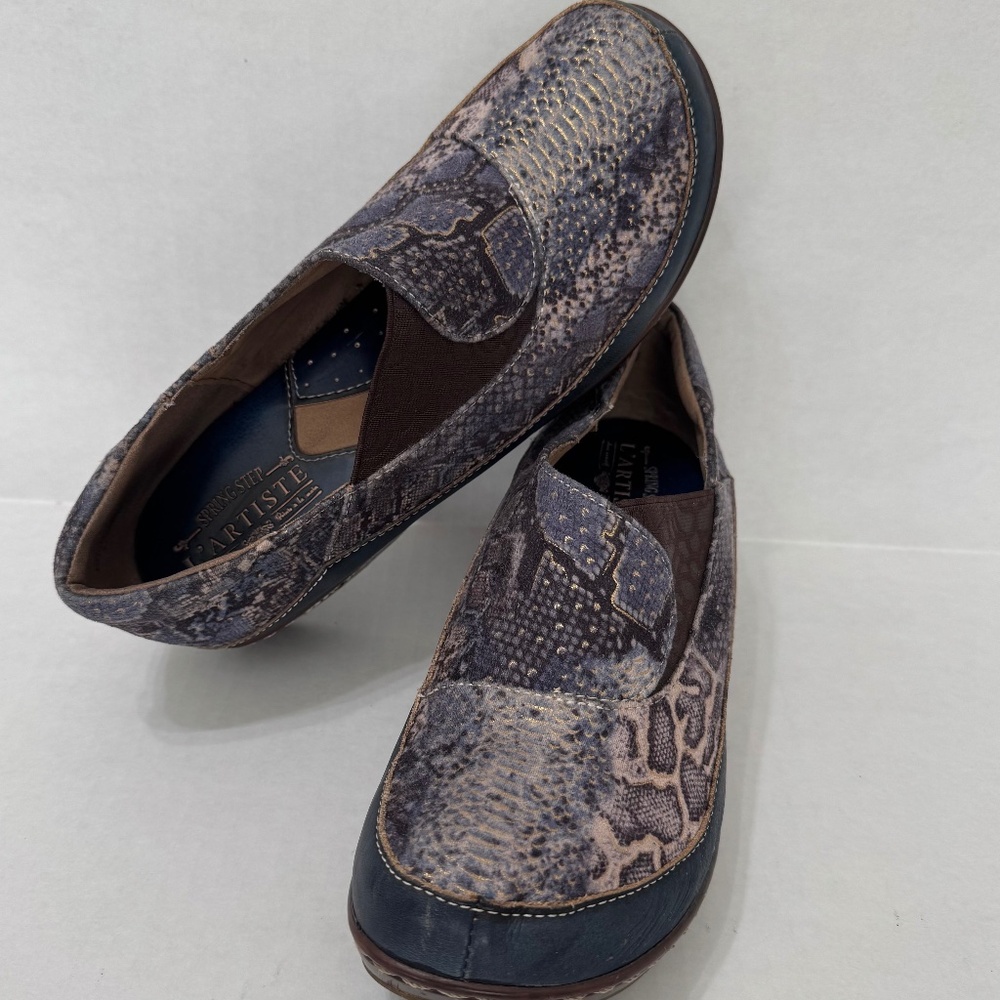 Spring Step Women's L'artiste-Burbank Python Blu … - image 1